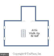 9108 16th Street Silver Spring, MD 20910 - Photo 27 of 27 Floor Plan Attic