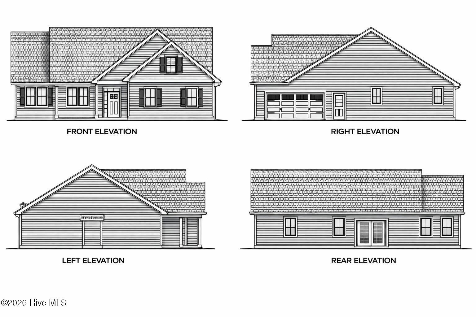 331 Crepe Myrtle Road Burgaw, NC 28425 - Photo 2 of 3 Architectural elevations