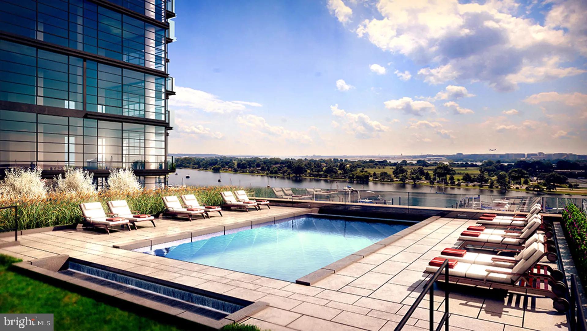 45 Sutton Square Southwest, Unit 1115 Washington, DC 20024 - Photo 3 of 14 a view of swimming pool with outdoor seating