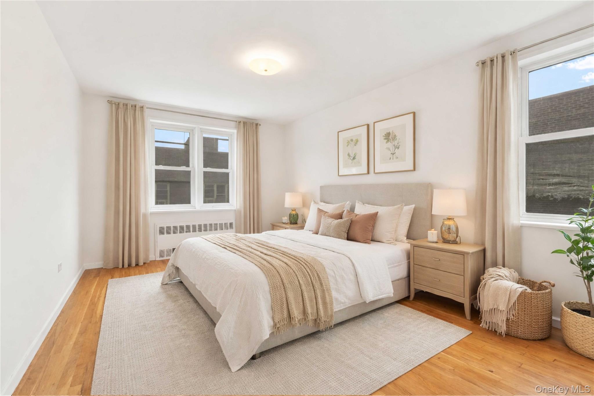 110-15 71st Road, Unit 6J Queens, NY 11375 - Photo 7 of 23 a bedroom with a bed and a window