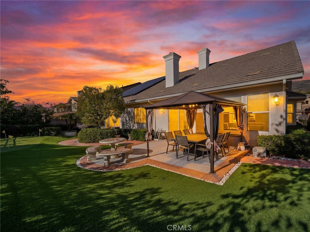 20356 Vía Cellini Porter Ranch, CA 91326 - Photo 48 of 69 Virtual twilight (sky replaced)