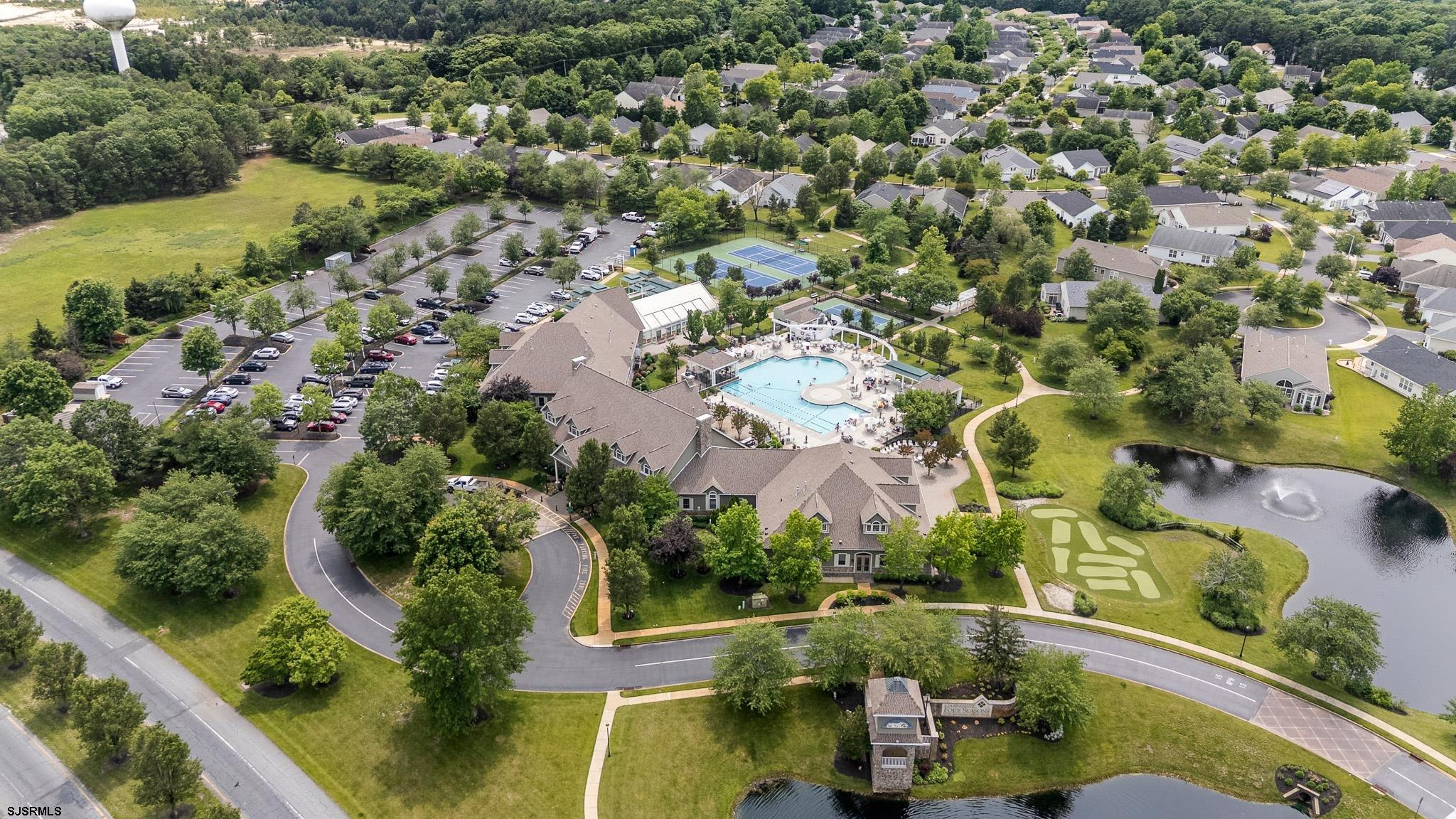 102 Warwick Road Galloway Township, NJ 08205 - Photo 38 of 45 an aerial view of a houses with a yard