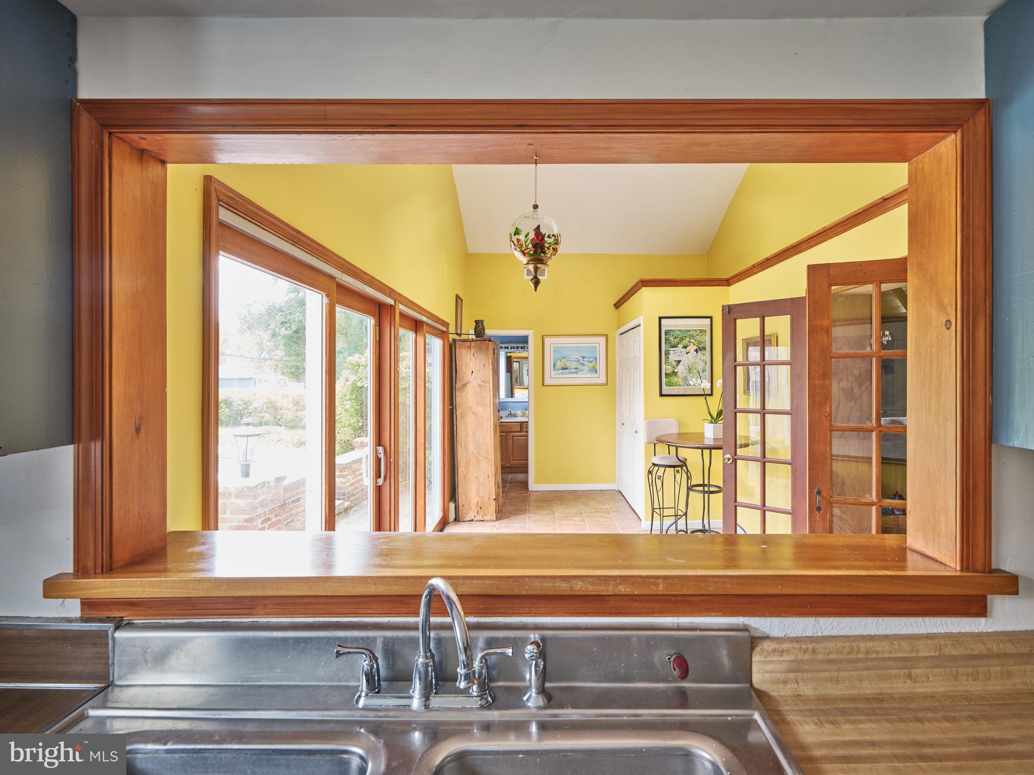 1465 Makefield Road Yardley, PA 19067 - Photo 32 of 43 View from kitchen to Sunroom