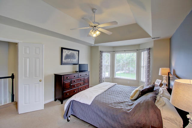 2836 Rosedown Point Mount Pleasant, SC 29466 - Photo 22 of 37 Master Bedroom with Bay Windows