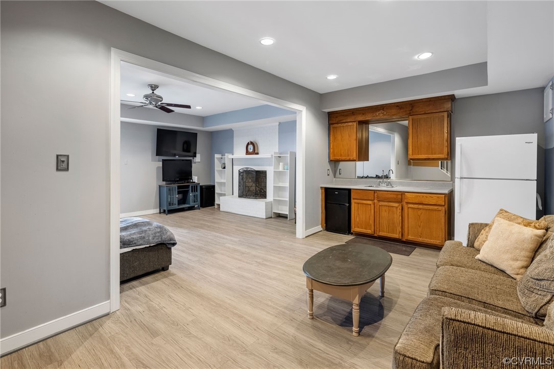 3200 Summerhurst Drive Midlothian, VA 23113 - Photo 34 of 50 a living room with furniture and a fireplace