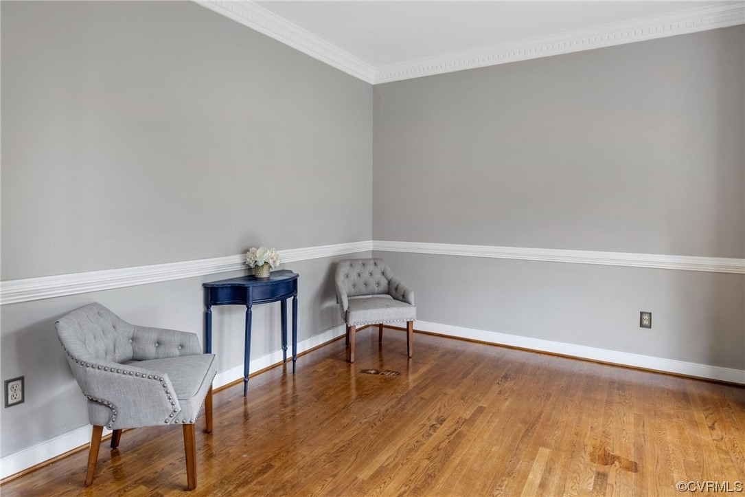 3200 Summerhurst Drive Midlothian, VA 23113 - Photo 4 of 50 a workspace with furniture and wooden floor
