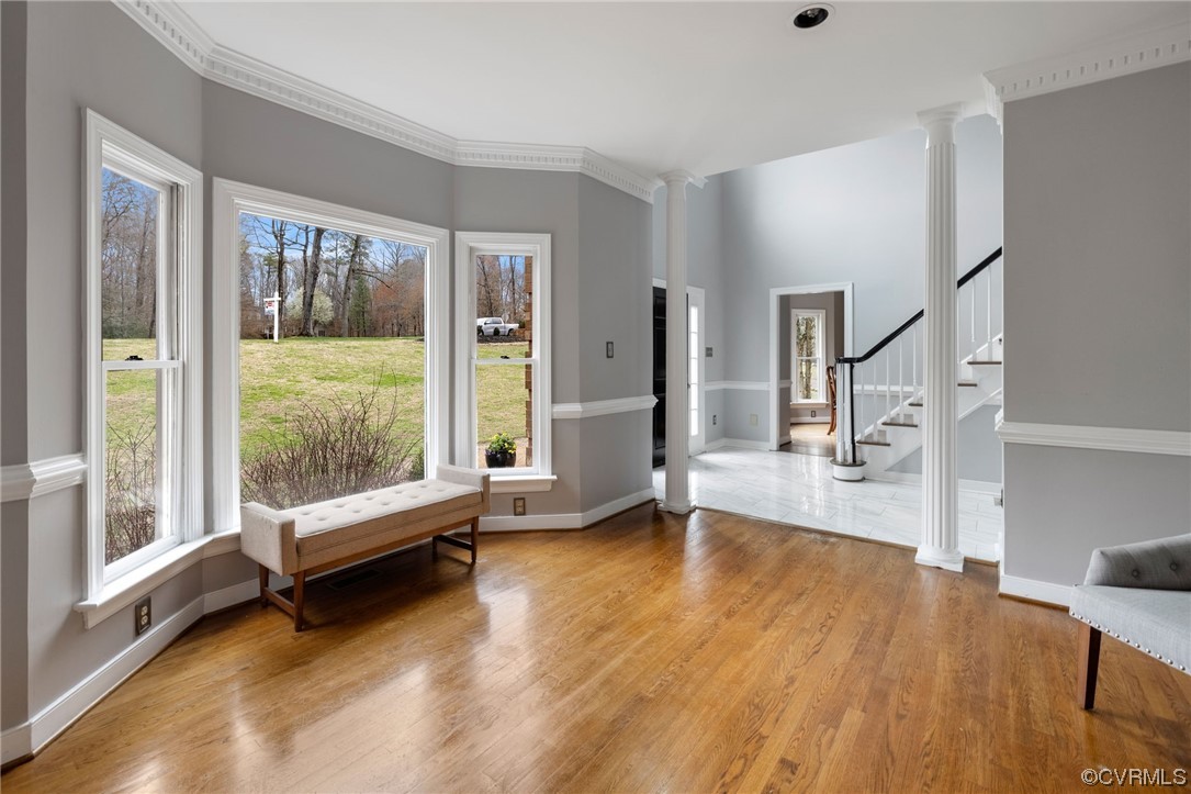 3200 Summerhurst Drive Midlothian, VA 23113 - Photo 6 of 50 a spacious bedroom with a large window and a wooden floor