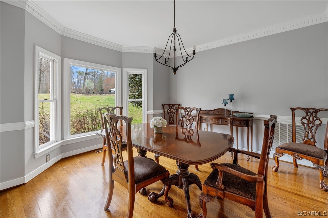 3200 Summerhurst Drive Midlothian, VA 23113 - Photo 9 of 50 a view of a dining room with furniture window and wooden floor