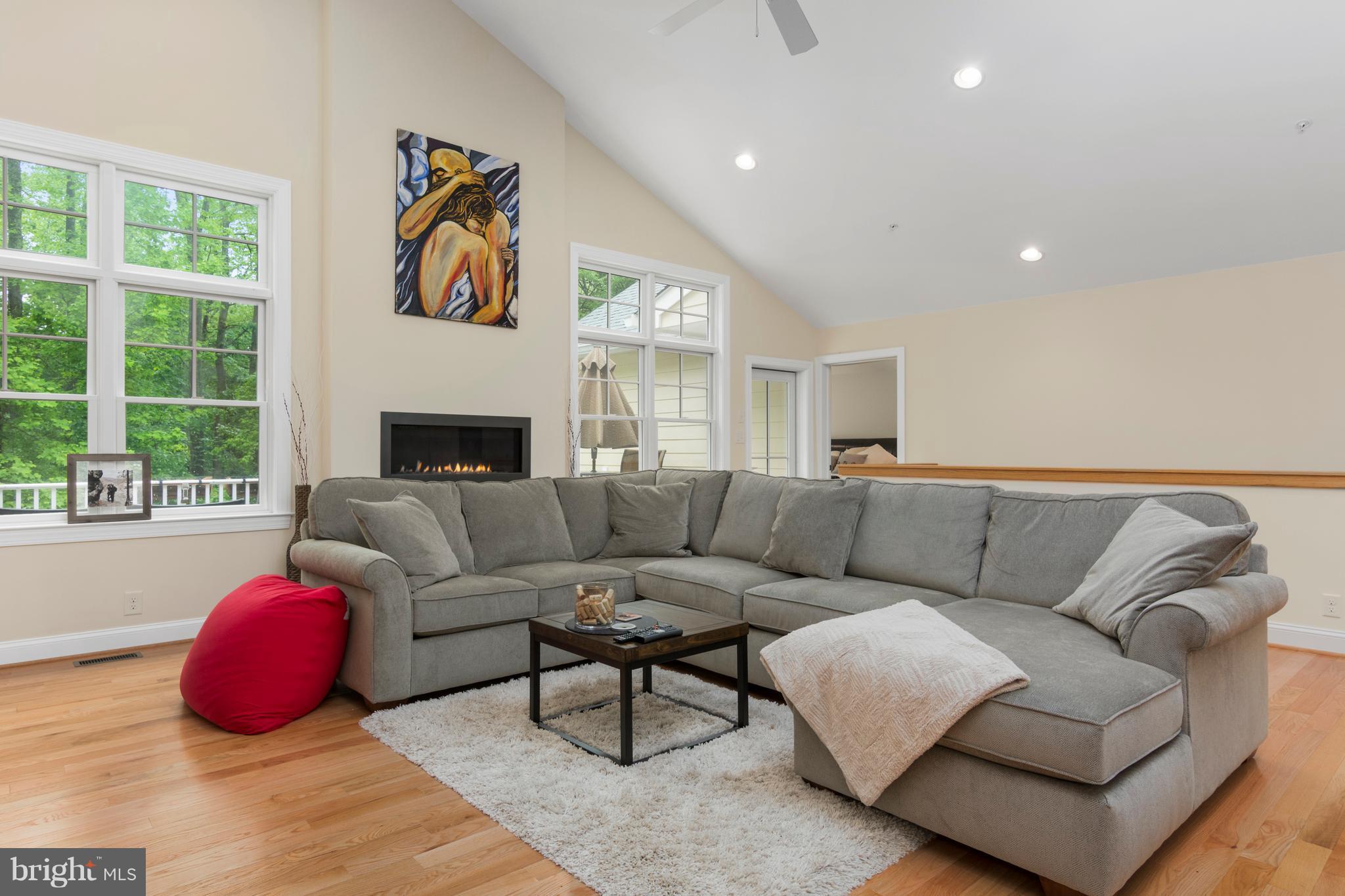 798 Governor Bridge Road Davidsonville, MD 21035 - Photo 2 of 30 Living room has soaring ceiling & HW floors