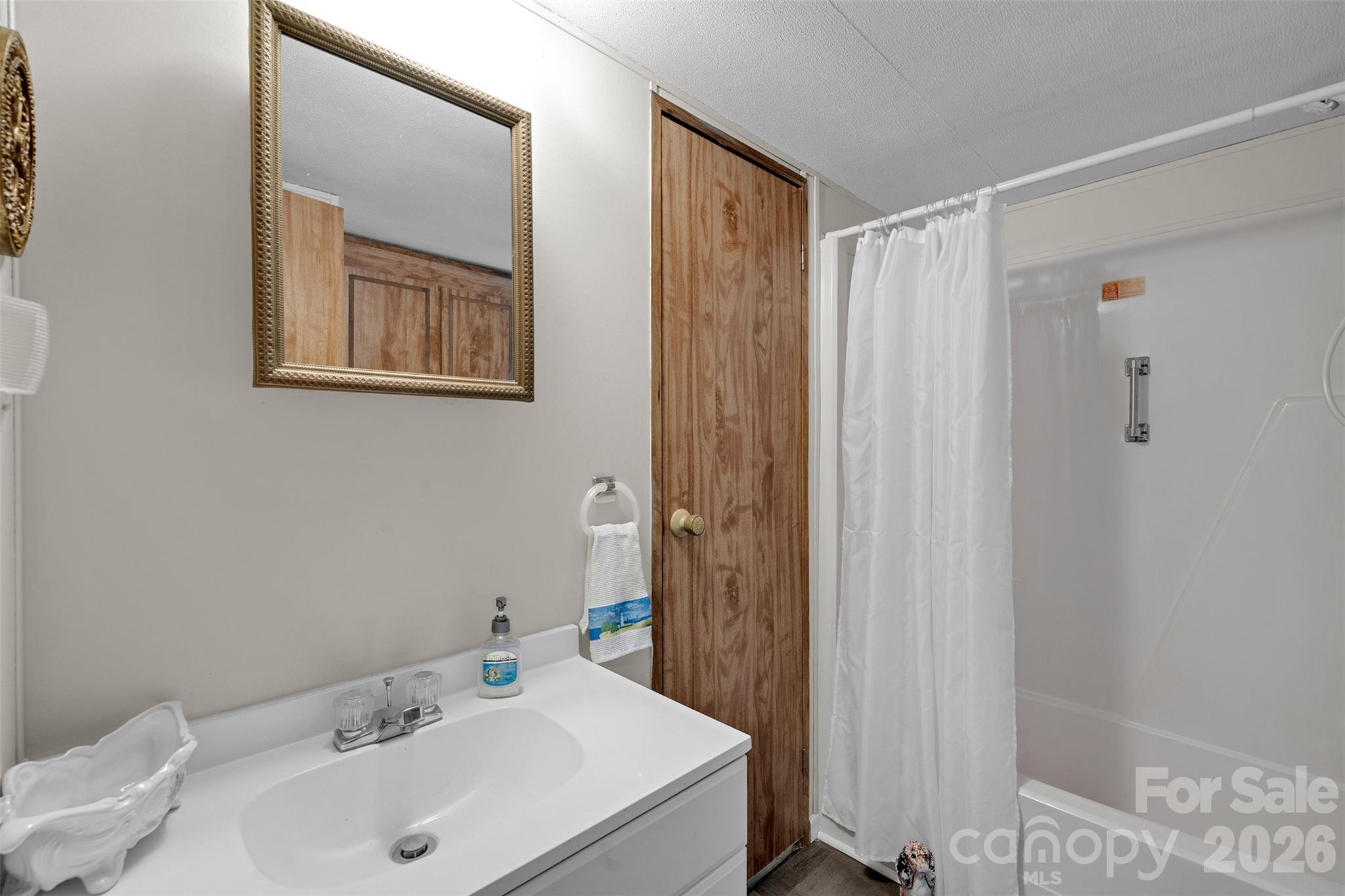 2187 McBee Highway Bethune, SC 29009 - Photo 23 of 38 a bathroom with a sink and a mirror