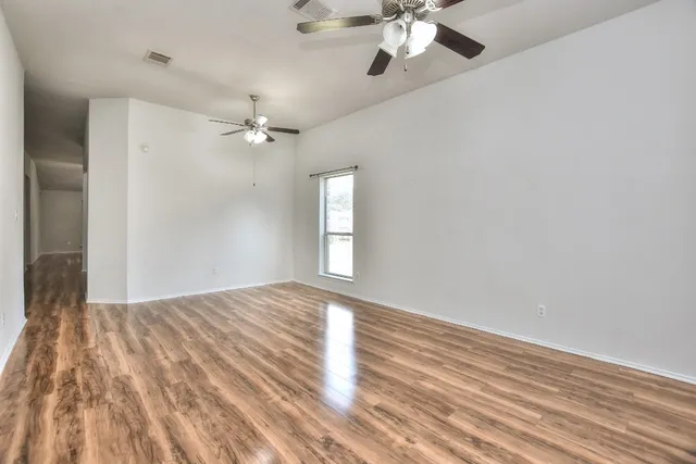 wooden floor in an empty room