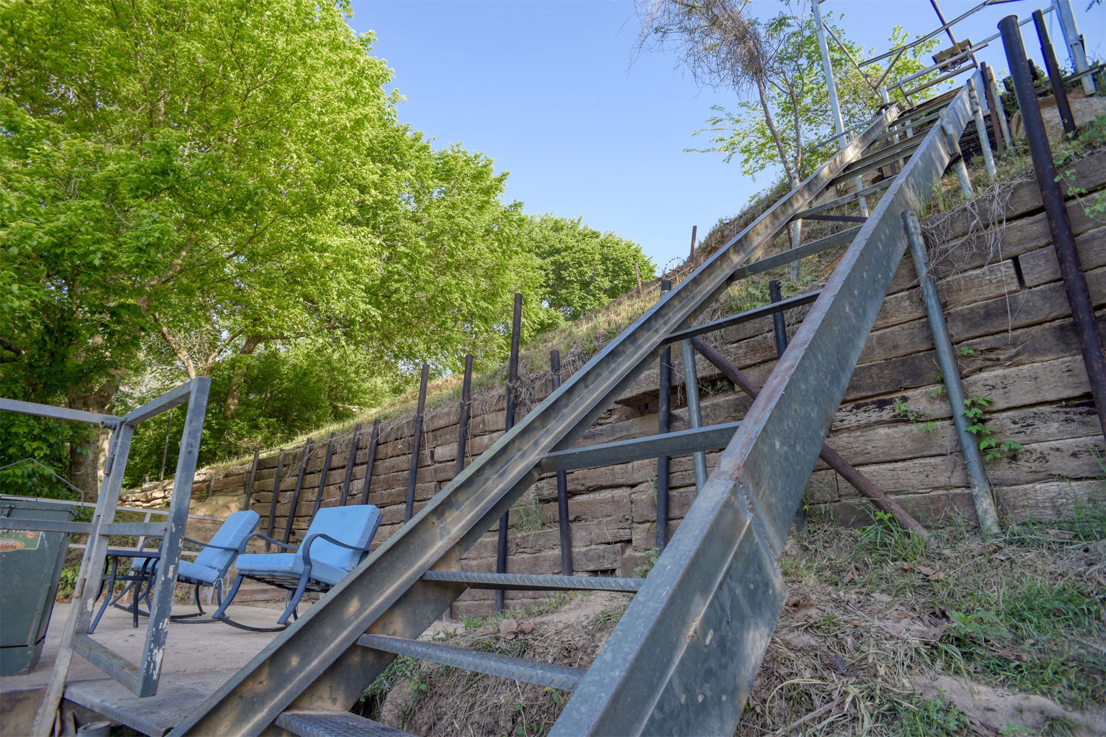 678 Ponderosa Road Bastrop, TX 78602 - Photo 3 of 40 Boat lift from river to high side of riverbank.