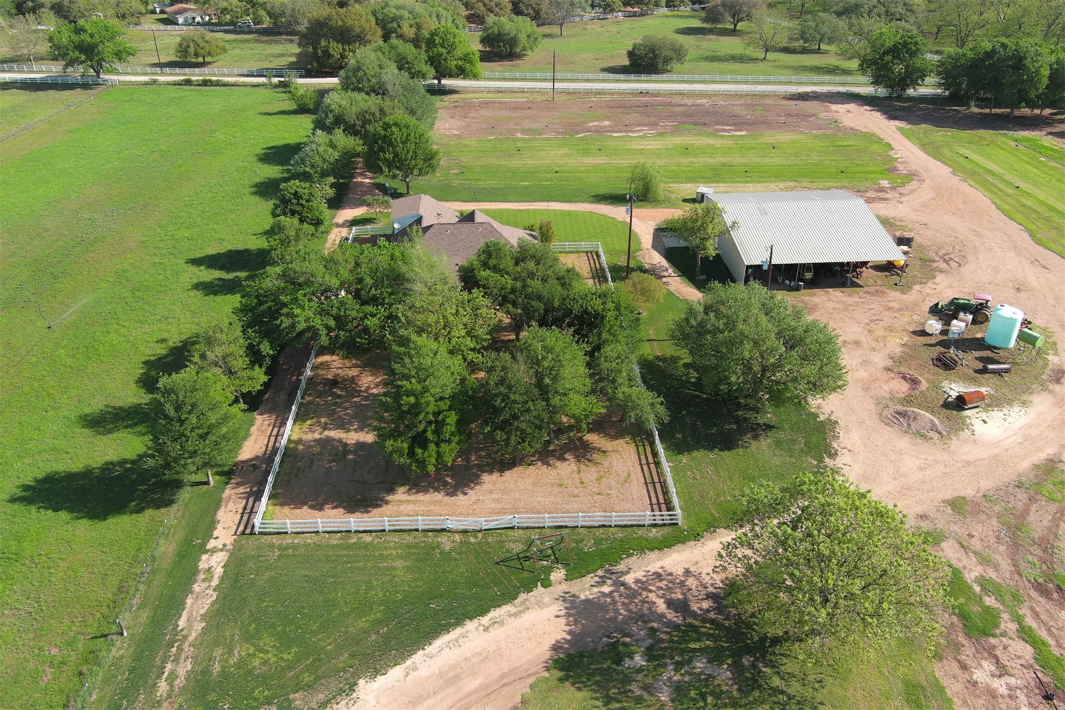 678 Ponderosa Road Bastrop, TX 78602 - Photo 34 of 40 Drone / aerial view featuring a rural view