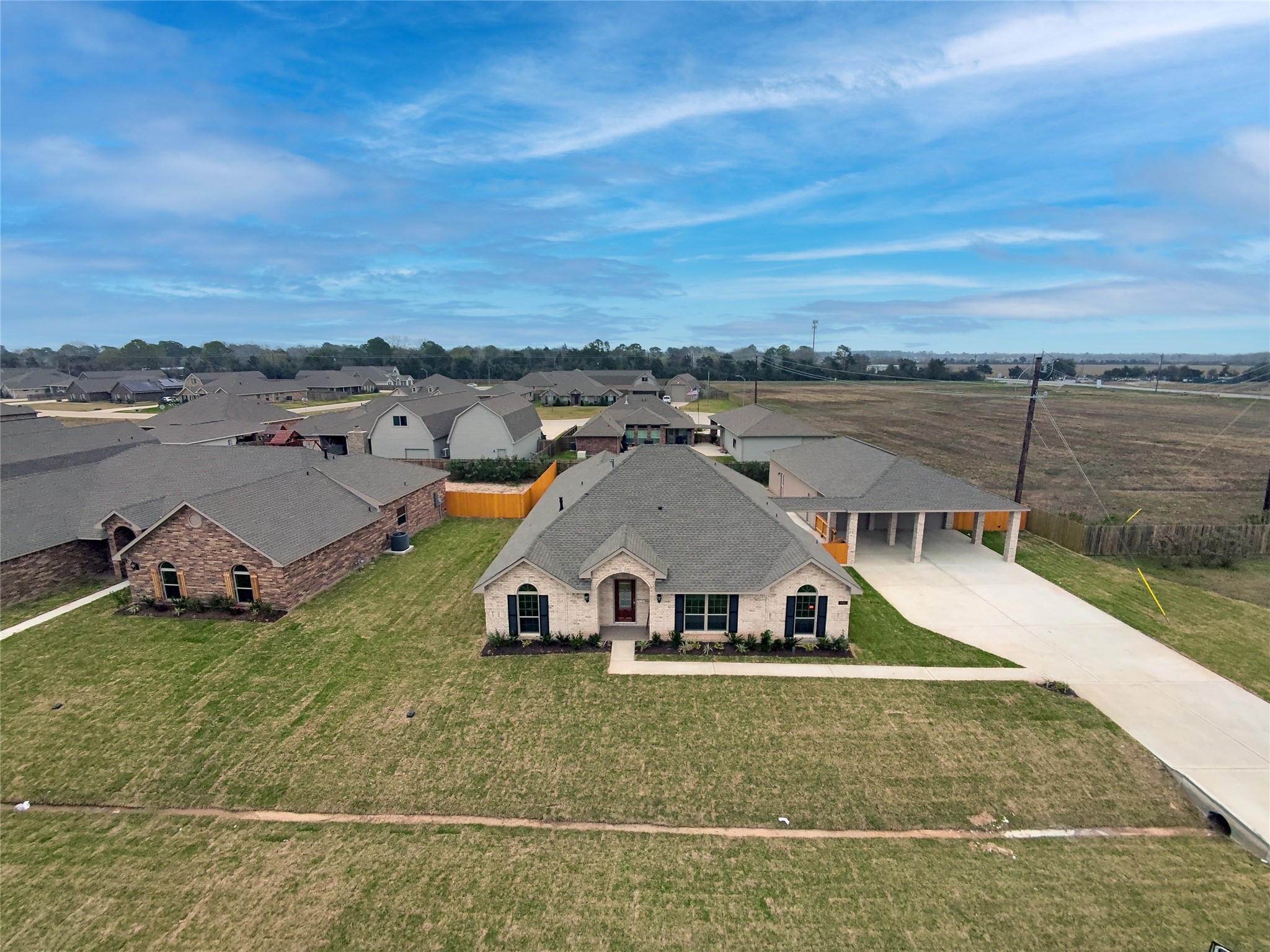3705 Pedregal Road League City, TX 77573 - Photo 2 of 50 an aerial view of a house with swimming pool