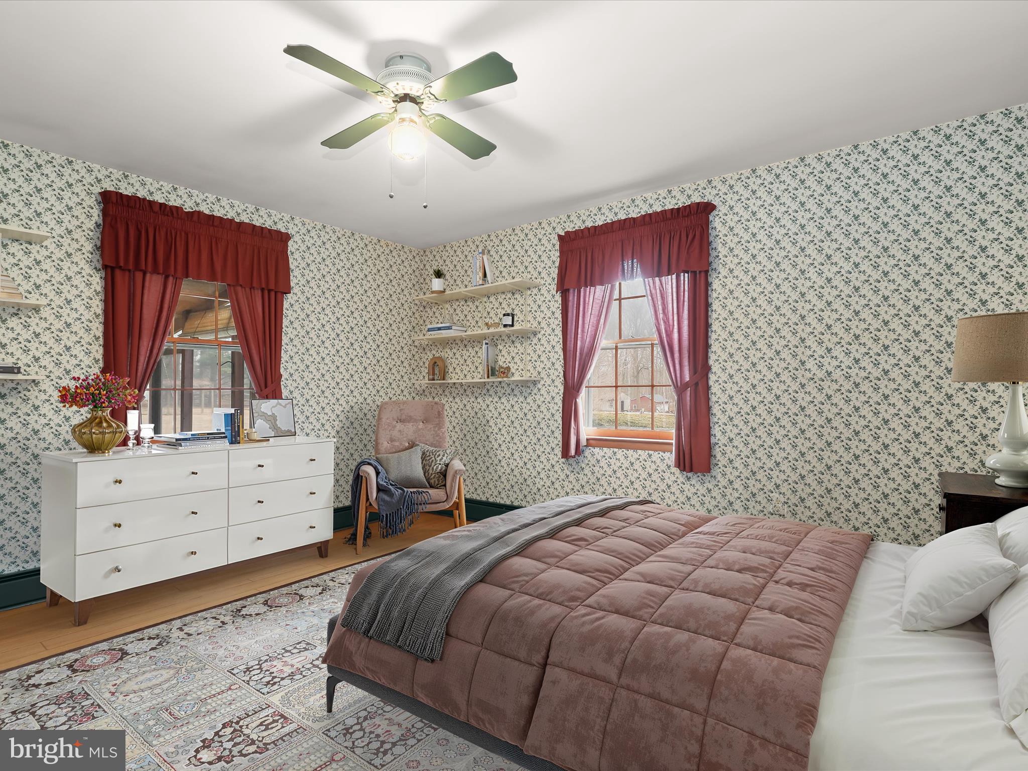 16215 Dark Hollow Road Upperco, MD 21155 - Photo 14 of 33 a bedroom with a bed and a dresser