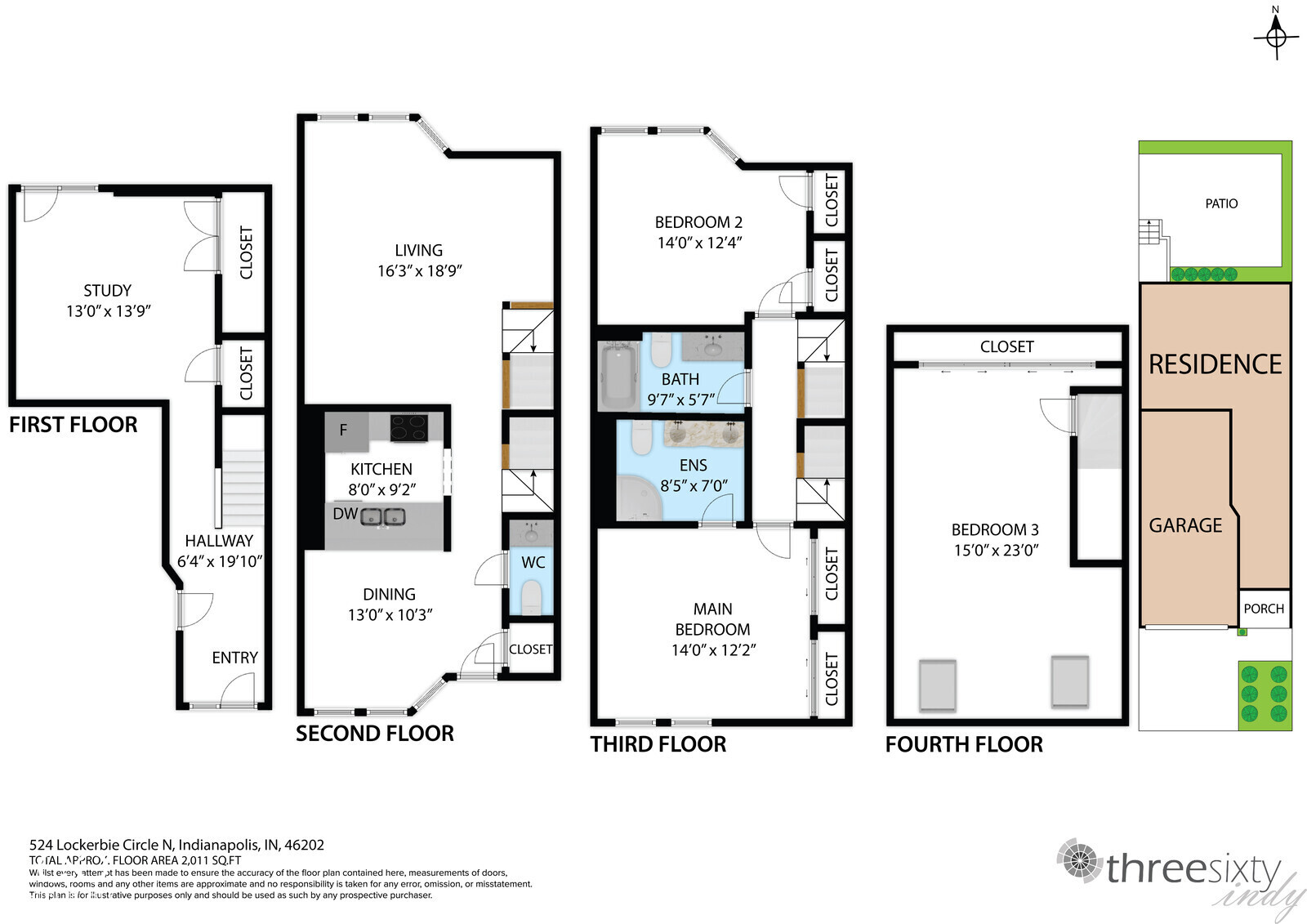 524 Lockerbie Circle North Indianapolis, IN 46202 - Photo 33 of 41
