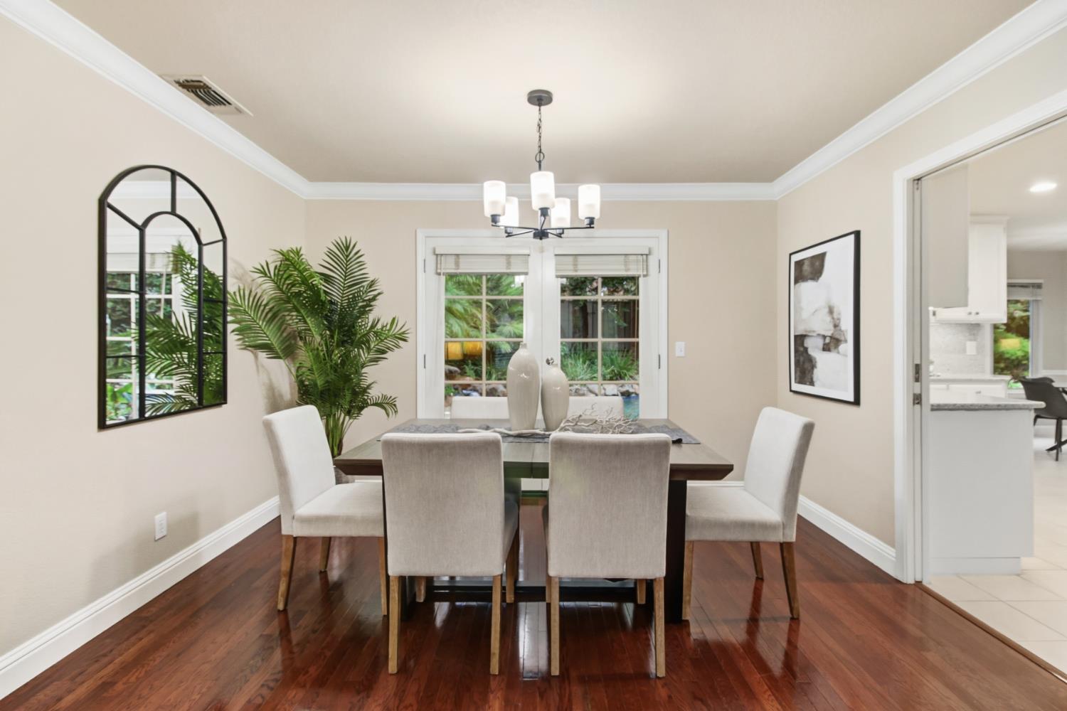 2760 Prestwick Drive Roseville, CA 95661 - Photo 11 of 45 a view of a dining room with furniture window and wooden floor