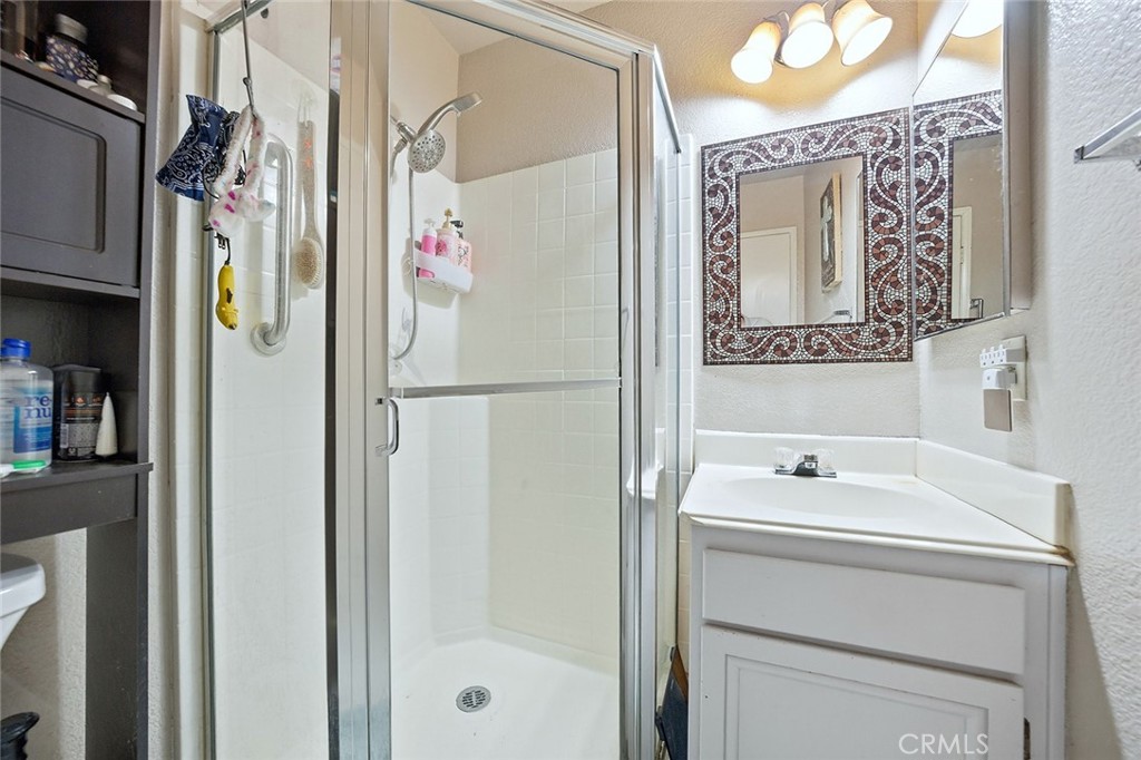 577 Cedar View Drive Beaumont, CA 92223 - Photo 16 of 44 Downstairs Bathroom with shower