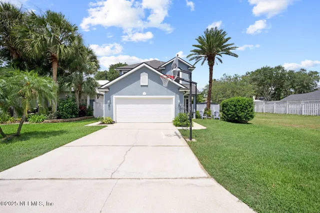 a view of a lake with houses