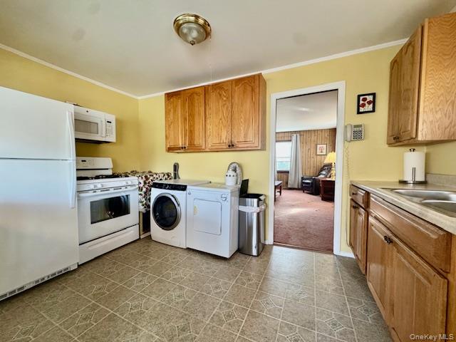 46 Salem Road Carmel, NY 10512 - Photo 6 of 21 a view of a kitchen with a sink stove and windows