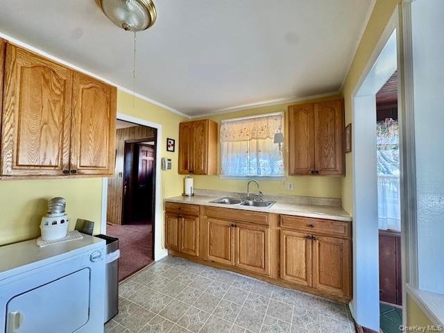 46 Salem Road Carmel, NY 10512 - Photo 7 of 21 a kitchen with a sink and refrigerator