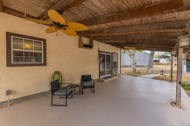 a view of an empty room