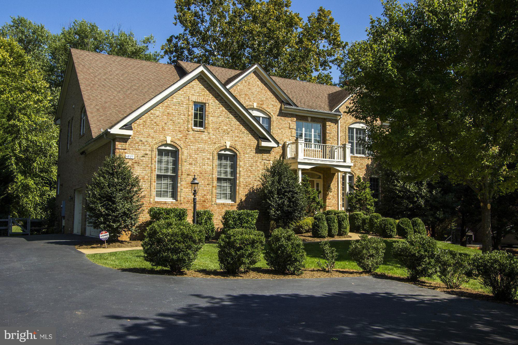 a view of a yard in front of house