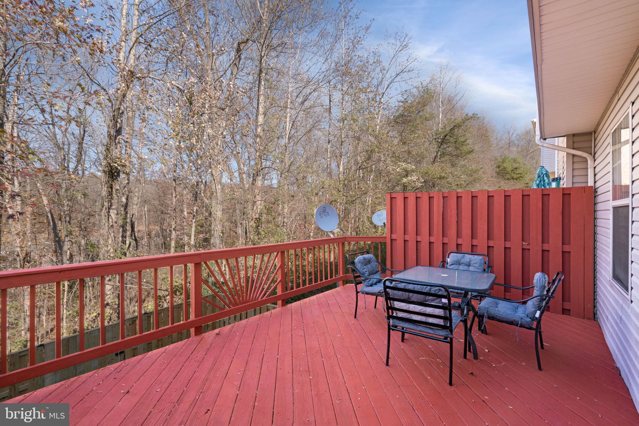 407 Kings Crest Drive Stafford, VA 22554 - Photo 39 of 42 a balcony with wooden floor and furniture