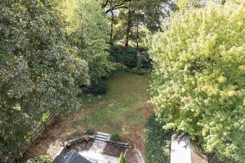 a view of lake from balcony