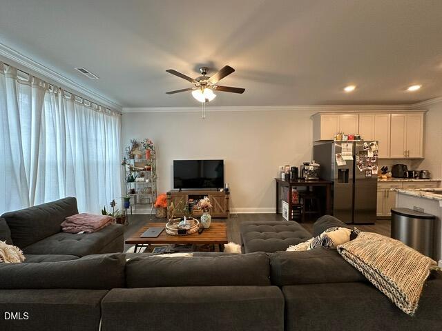 517 Flat Ford Road Hillsborough, NC 27278 - Photo 10 of 27 a living room with furniture and a flat screen tv