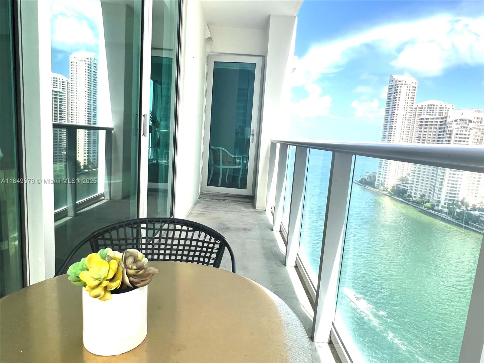 300 South Biscayne Boulevard, Unit T1602 Miami, FL 33131 - Photo 5 of 20 a view of a balcony