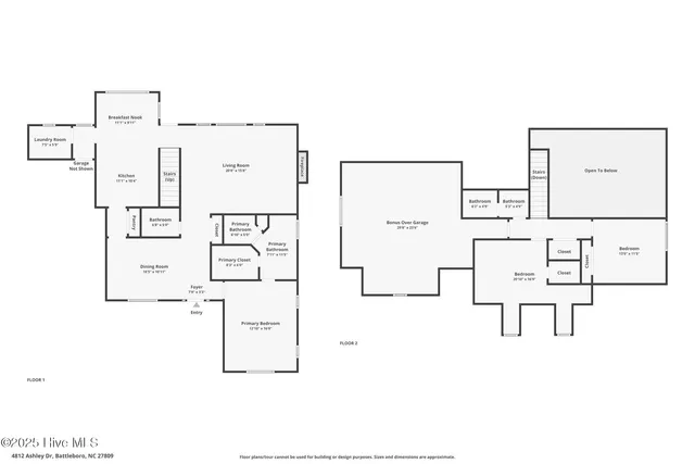 $414,500 | 4812 Ashley Drive, Battleboro, NC 27809