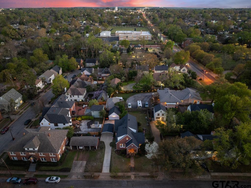 107 Rowland Place Tyler, TX 75701 - Photo 28 of 42 an aerial view of a town with couple of houses