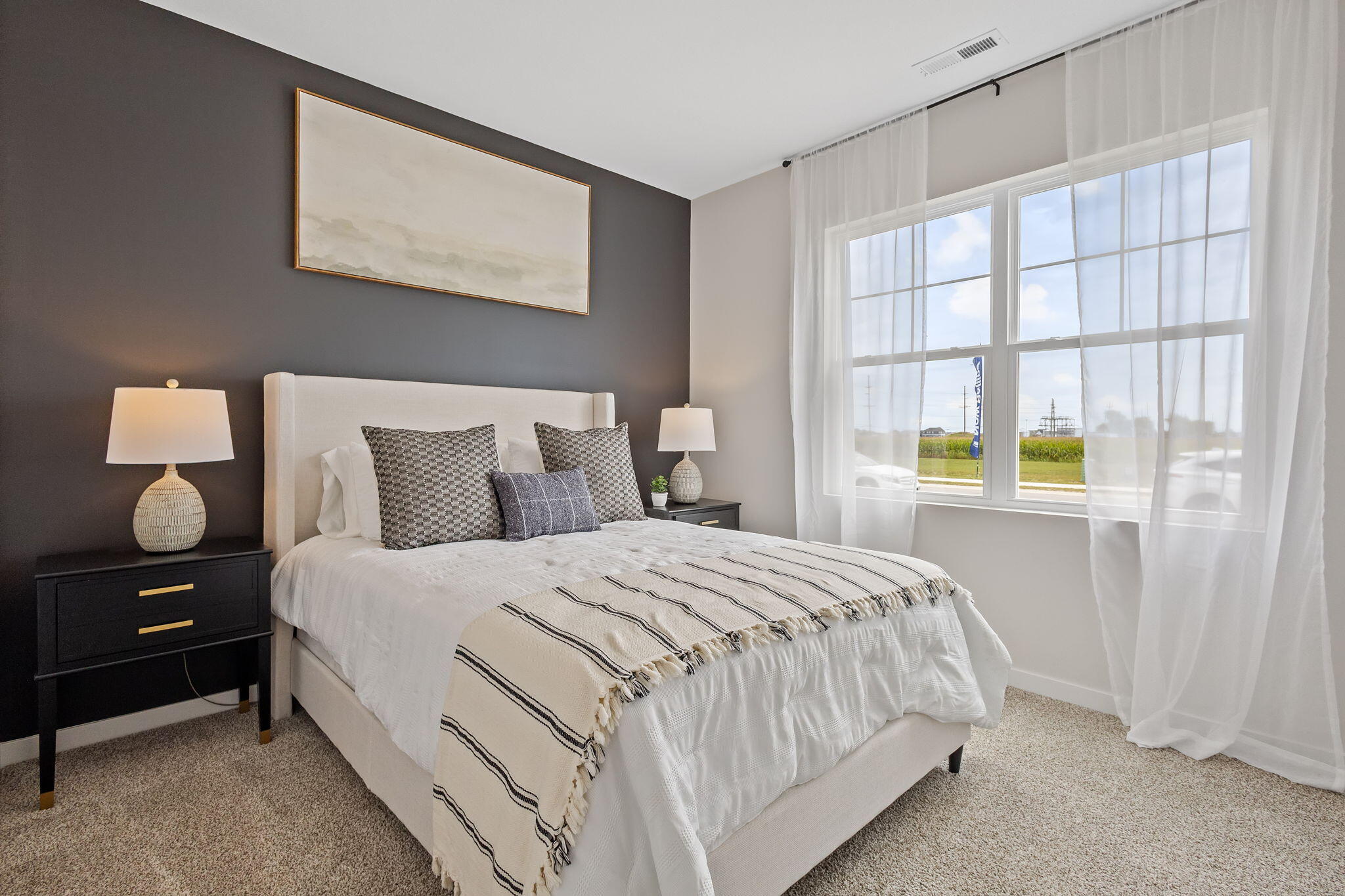 433 Fry Street Hebron, IN 46341 - Photo 19 of 24 a bedroom with a bed and a window