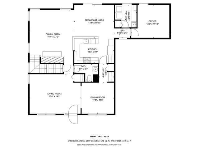 a picture of a floor plan