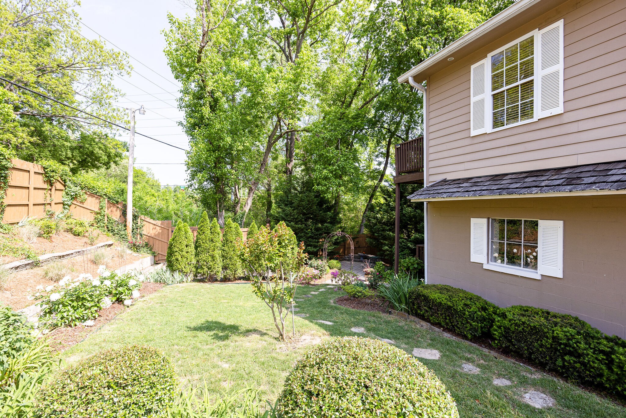 802 Fair Street Franklin, TN 37064 - Photo 53 of 70 a view of back yard of the house