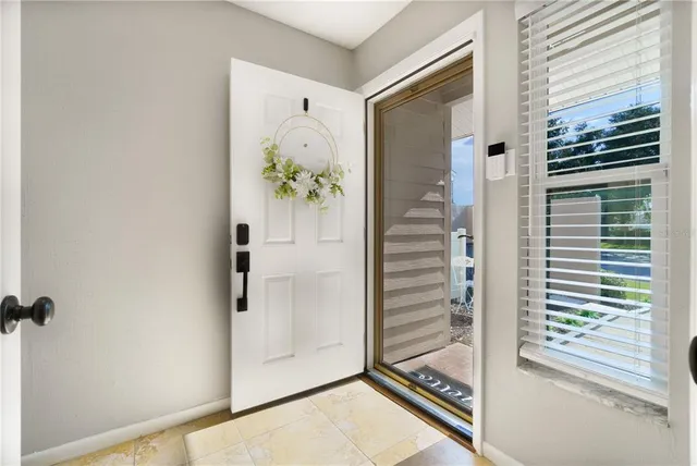 a view of a entryway door of the house