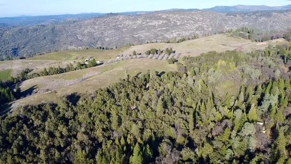a view of mountains in the background