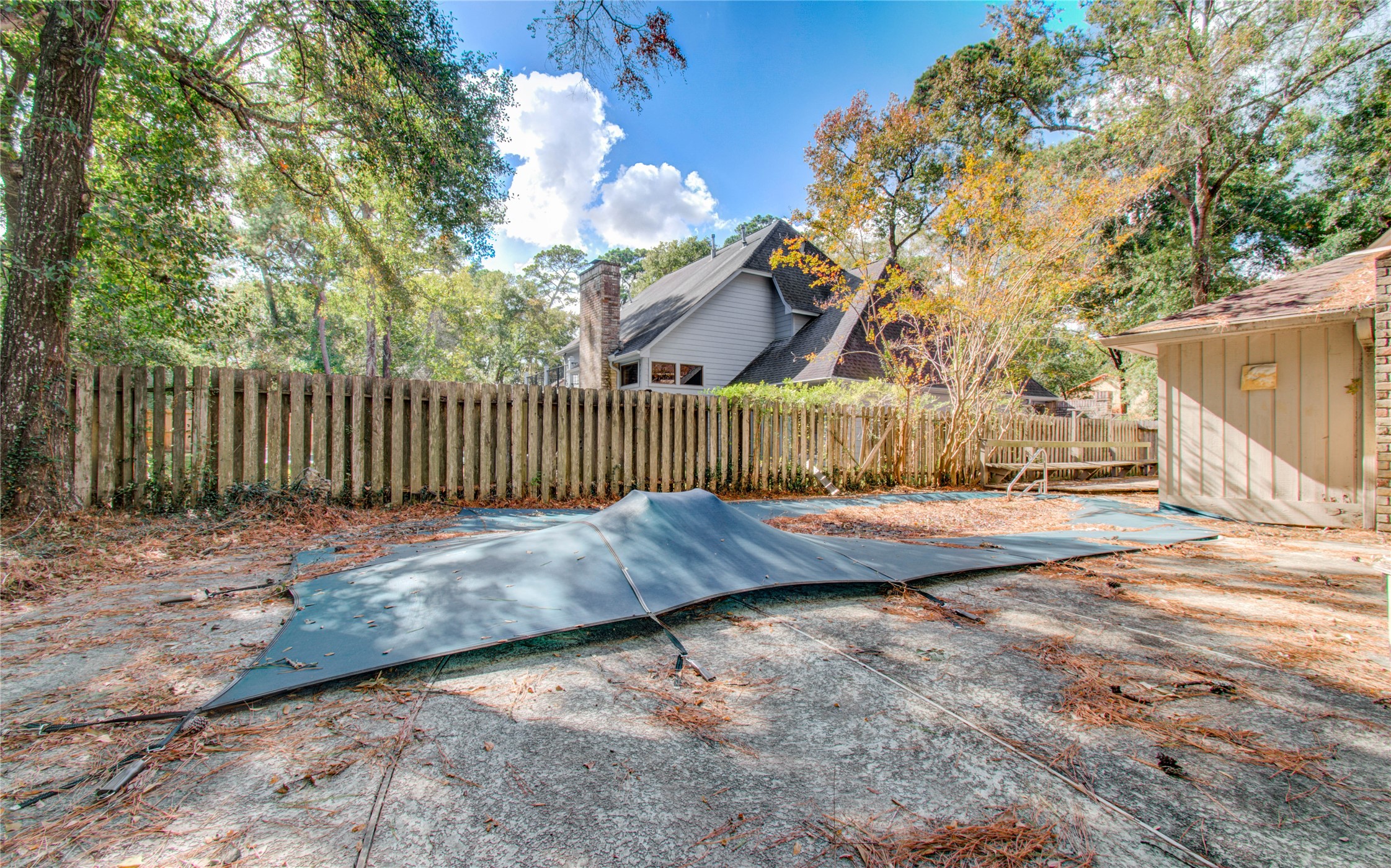 10715 East Timberwagon Circle Spring, TX 77380 - Photo 48 of 50 a view of backyard with green space