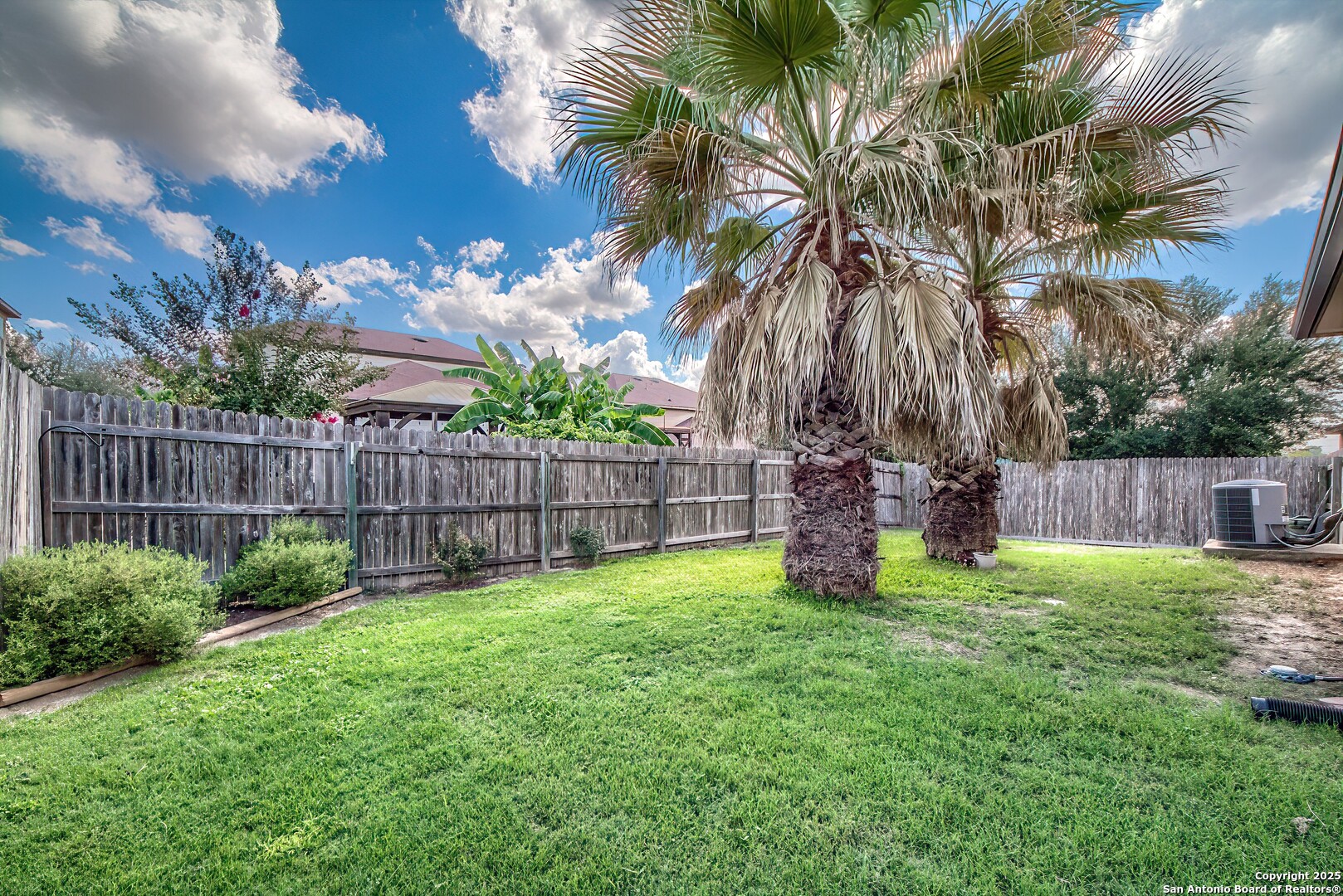 5709 Ping Way Cibolo, TX 78108 - Photo 27 of 28 a view of a garden with a house