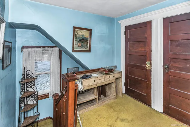 a room with storage and utility