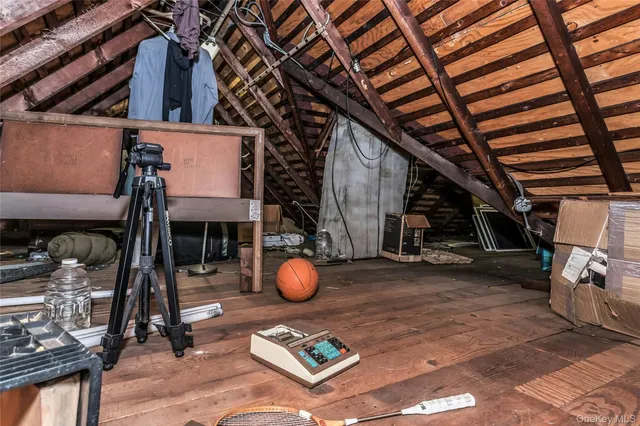 a room with gym equipment