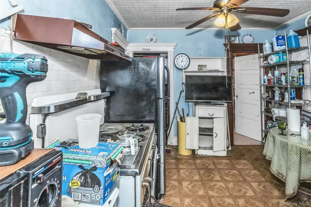 a view of storage and utility room