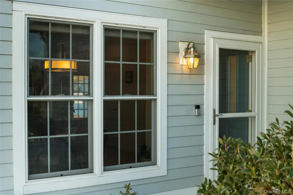 a view of front door