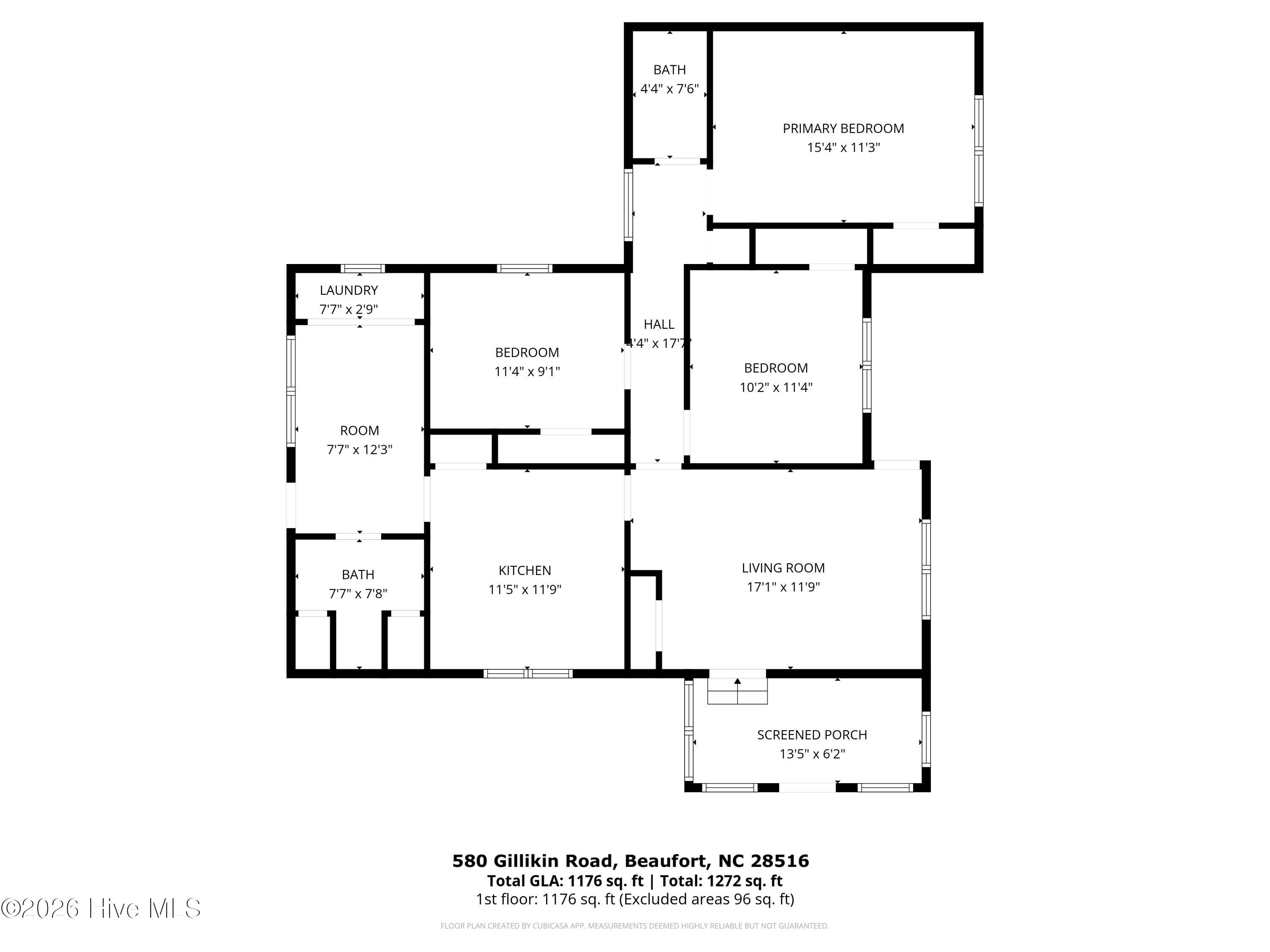 580 Gillikin Road Beaufort, NC 28516 - Photo 43 of 43 Floor Plan
