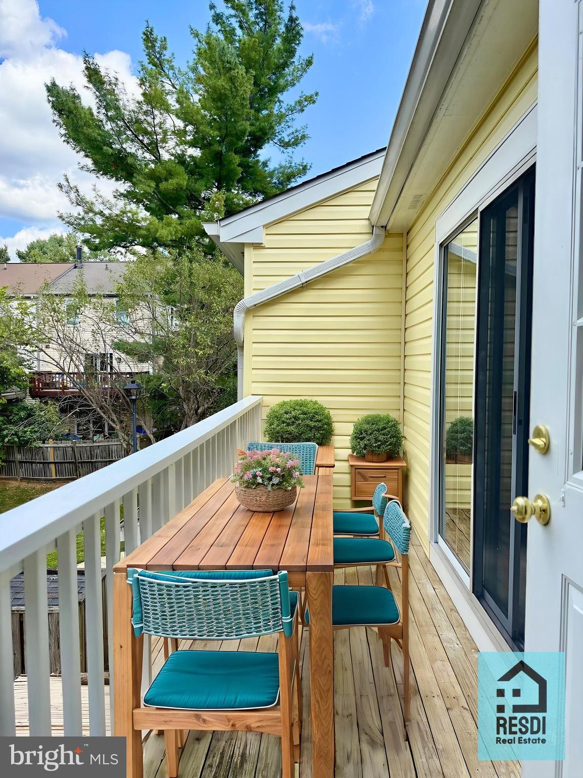 18290 Rolling Meadow Way, Unit 4 Olney, MD 20832 - Photo 14 of 18 a view of balcony with furniture