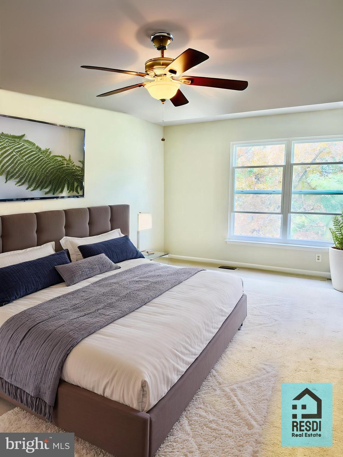 18290 Rolling Meadow Way, Unit 4 Olney, MD 20832 - Photo 9 of 18 Virtually staged primary bedroom