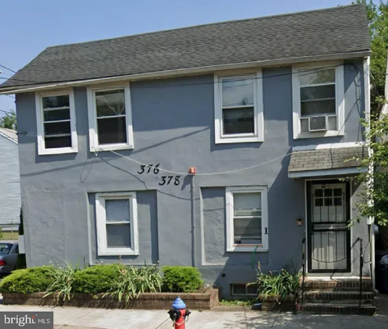 front view of a brick house