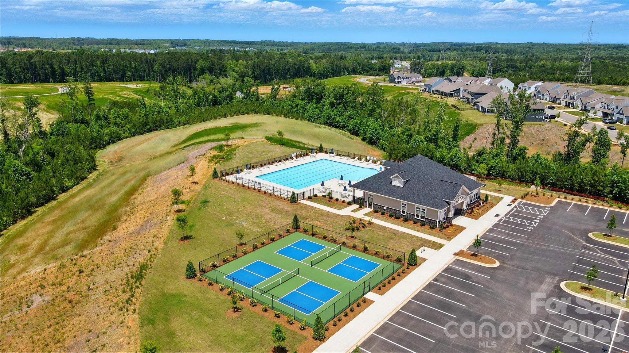 2245 Tabor Road Sherrills Ford, NC 28673 - Photo 27 of 34 an aerial view of a house with a garden