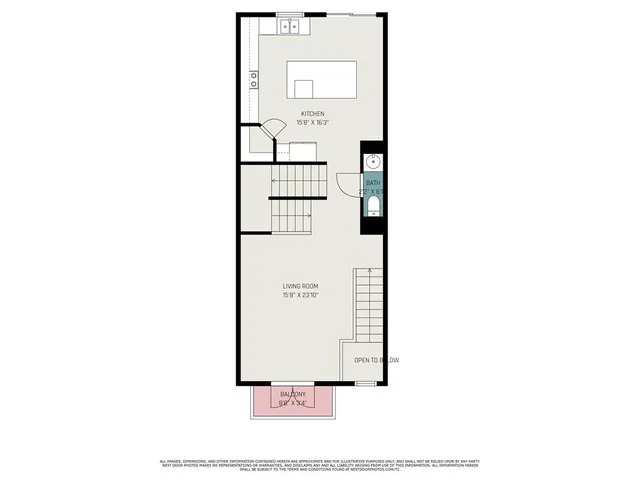 a picture of a bench in front of a door